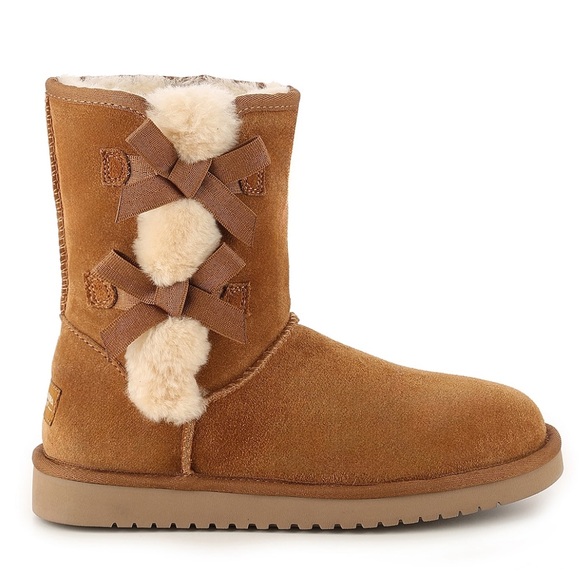 Koolaburra by Ugg - Victoria Short Bootie - Women’s 8 - Cognac - Picture 5 of 15